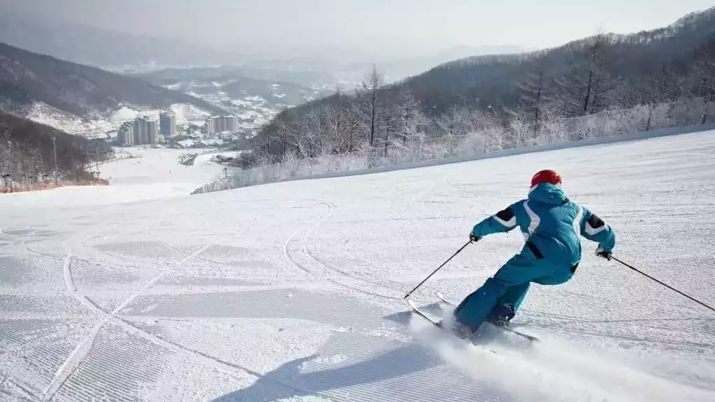south korea winter skii